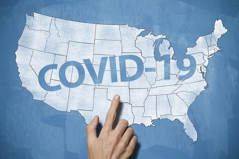 COVID-19 map